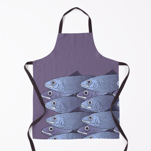 Item preview, Swimming fish "All that's left of the shoal" designed and sold by SubmergeArt.