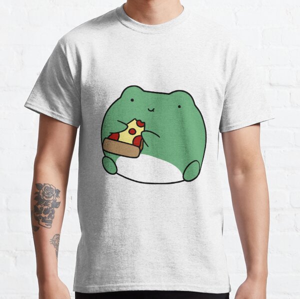 Frog Eating Pizza Classic T-Shirt