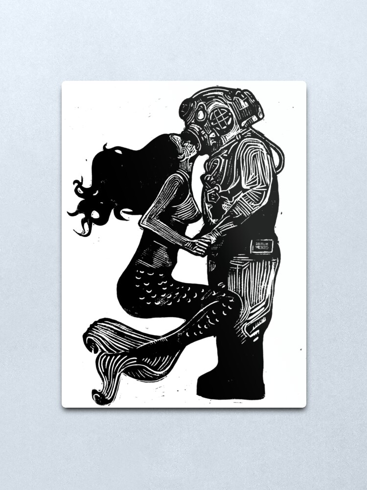Alternate view of My Underwater Love Metal Print