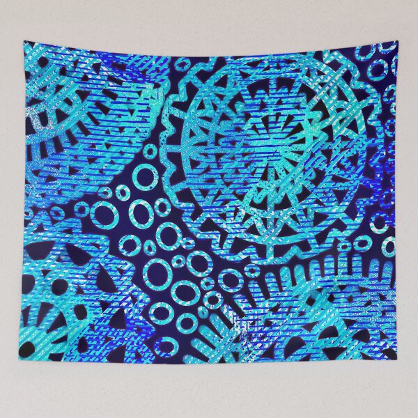 Item preview, Snowflake Blues designed and sold by Leanne Morin.