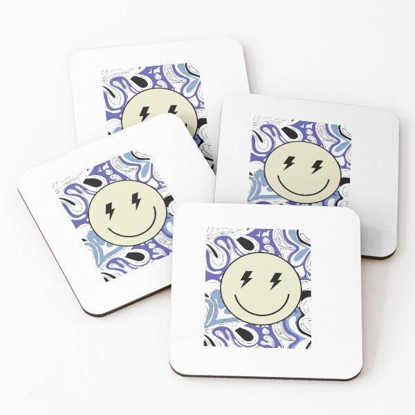 Artikelvorschau, Pink Lightning Bolt Smiley Sticker entworfen und verkauft von Pop-clothes.