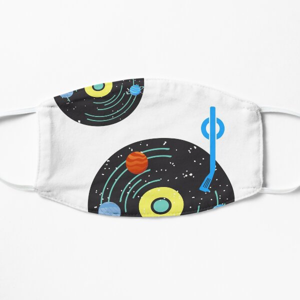 vinyl and space lover Solar System Vinyl Record  Flat Mask