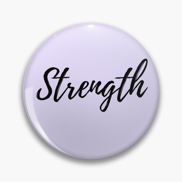 Item preview, Strength - Purple Background Positive Affirmation designed and sold by ActionFocus.