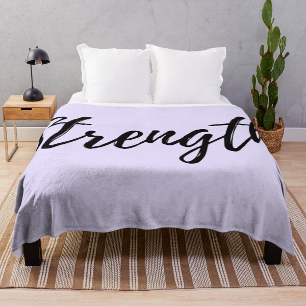 Item preview, Strength - Purple Background Positive Affirmation designed and sold by ActionFocus.