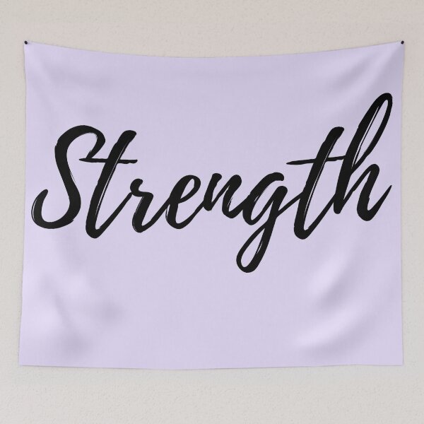 Item preview, Strength - Purple Background Positive Affirmation designed and sold by ActionFocus.