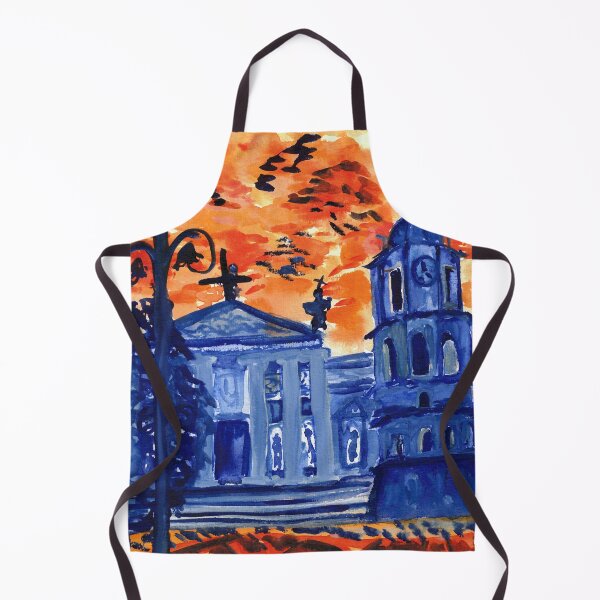 Item preview, Orange - Blue Vilnius designed and sold by nastiaart.