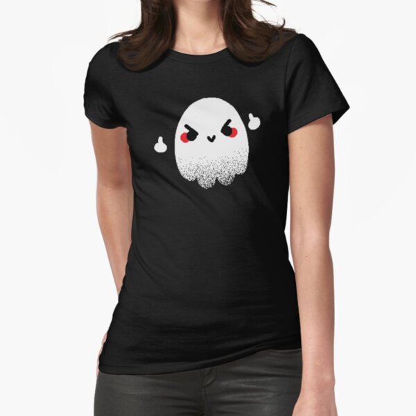 Booya FU Pixel Ghost Fitted T-Shirt