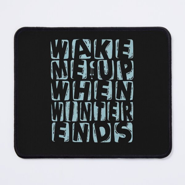 Item preview, Wake me up when winter ends - funny quotes designed and sold by VichallanStudio.