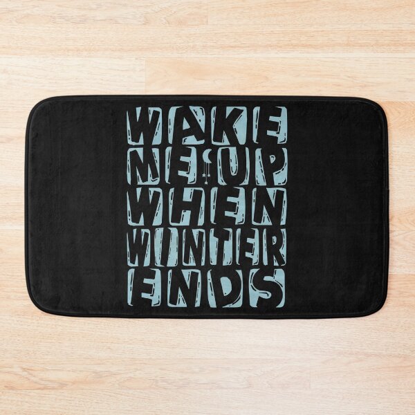 Item preview, Wake me up when winter ends - funny quotes designed and sold by VichallanStudio.