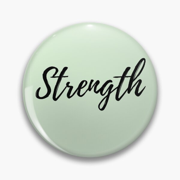Item preview, Strength the word - Green Background Positive Affirmation Motivation designed and sold by ActionFocus.