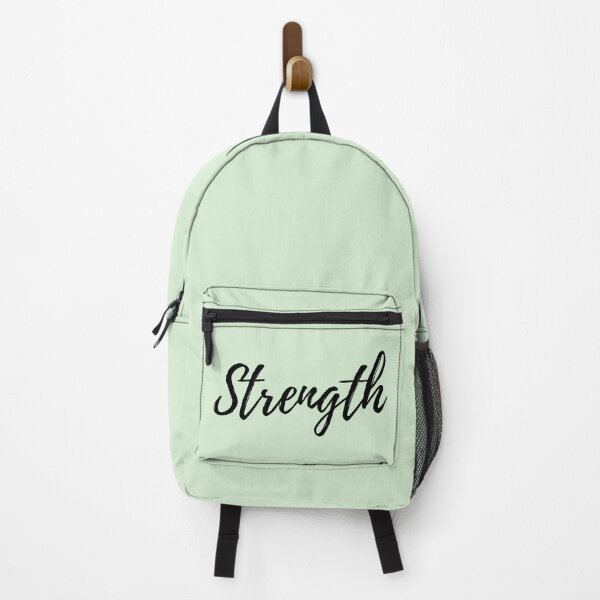 Item preview, Strength the word - Green Background Positive Affirmation Motivation designed and sold by ActionFocus.