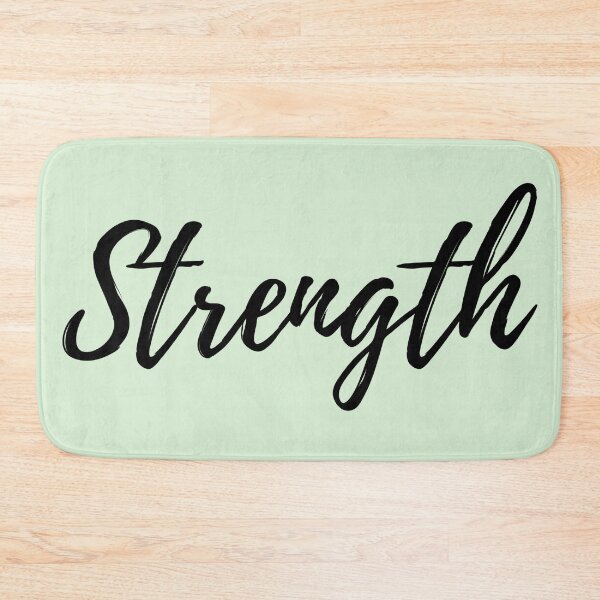 Item preview, Strength the word - Green Background Positive Affirmation Motivation designed and sold by ActionFocus.