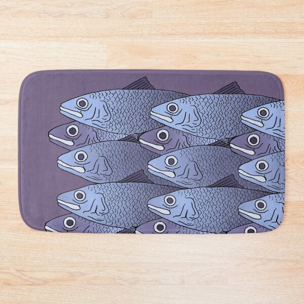 Item preview, Swimming fish "All that's left of the shoal" designed and sold by SubmergeArt.
