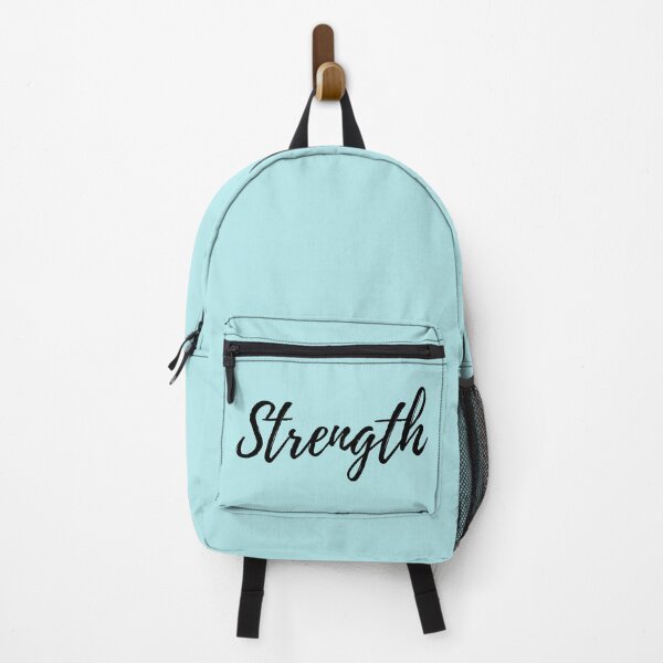 Item preview, Strength Motivation Word - Blue Background Positive Affirmation designed and sold by ActionFocus.