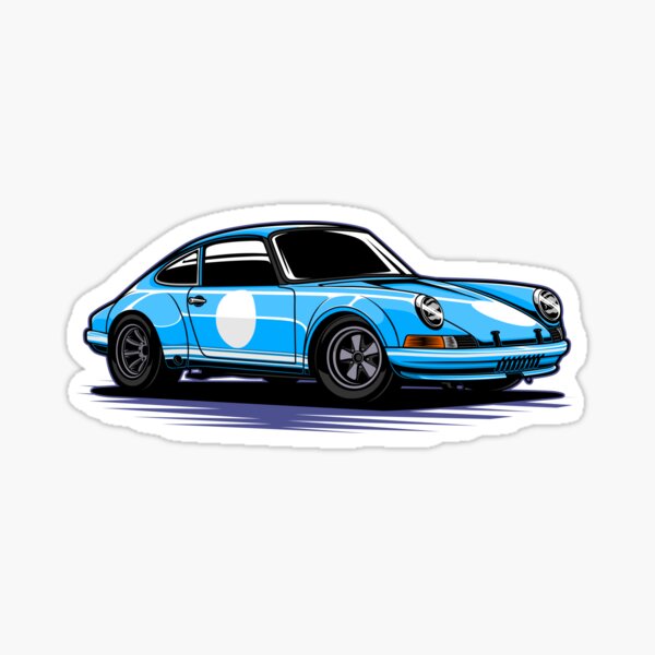 Classic 911 Racer Sticker for Sale by AutomotiveArmy