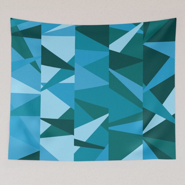 Item preview, Party Fireworks #7 Abstract Triangle Retro Pattern designed and sold by bubblyshades.