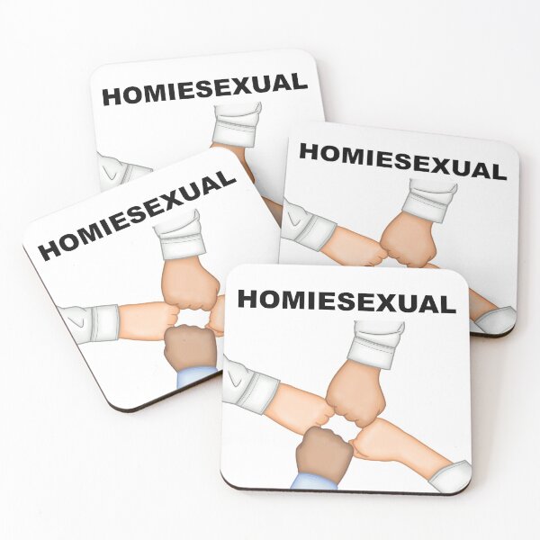 Item preview, Homiesexual meme fist bump designed and sold by philbraxton.