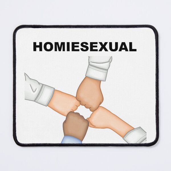 Item preview, Homiesexual meme fist bump designed and sold by philbraxton.