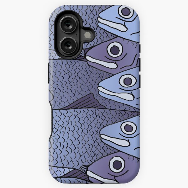 Swimming fish "All that's left of the shoal" iPhone Tough Case