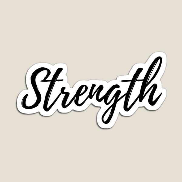 Item preview, Strength - Set Your Intentions - Word of the Year List designed and sold by ActionFocus.