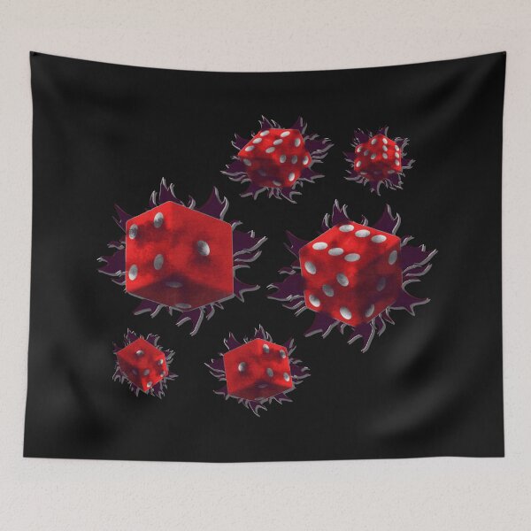 Item preview, Game dice pattern, board games, parlor games, popular gamermode designed and sold by Kirei-Lily.