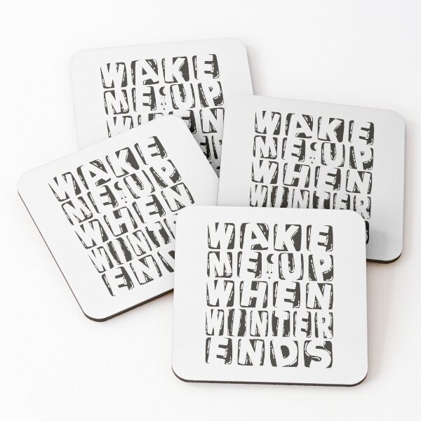Item preview, Wake me up when winter ends - funny quotes designed and sold by VichallanStudio.