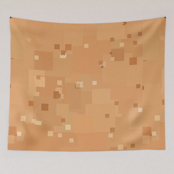 Item preview, Peach Cobbler Square Pixel Color Accent designed and sold by SaraValor.