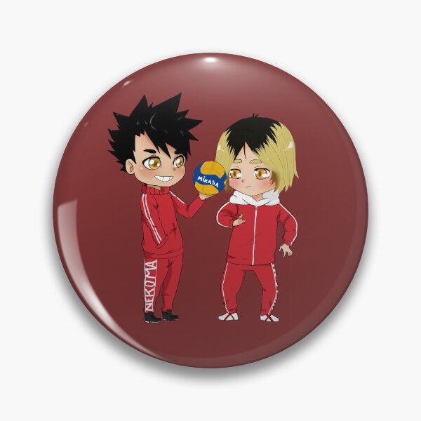 Haikyuu high quality kenma/kuroo pin