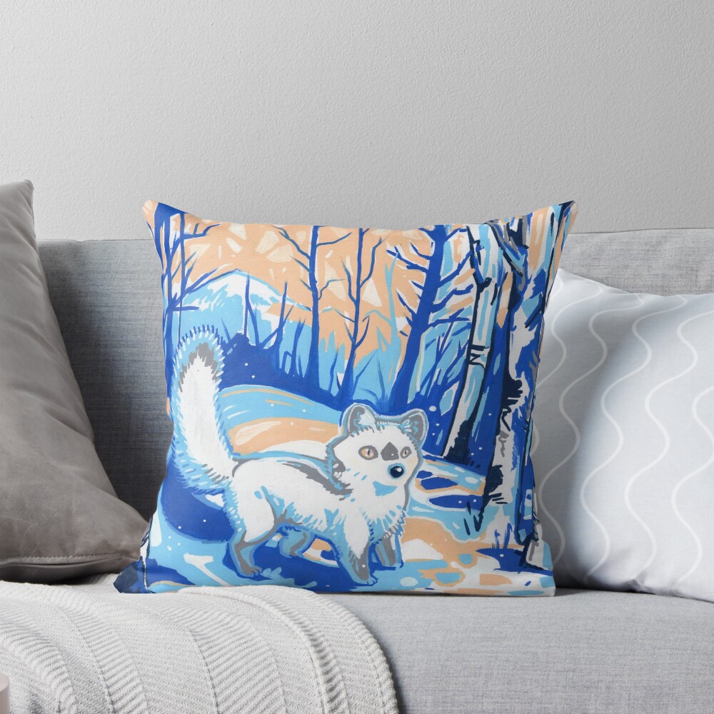 Item preview, Throw Pillow designed and sold by brushandtea.