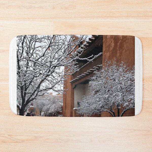 Item preview, Snowy streets in Santa Fe designed and sold by zumi.