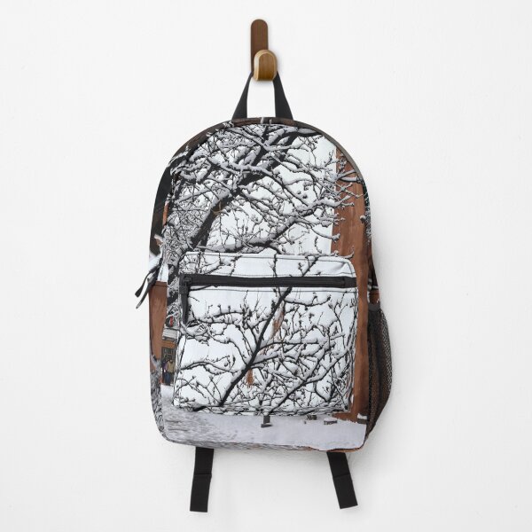 Item preview, Snowy streets in Santa Fe designed and sold by zumi.