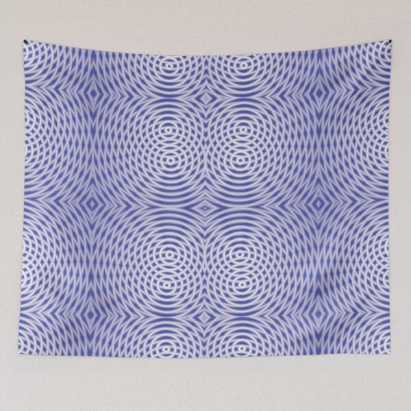 Item preview, Blue Rings Pattern designed and sold by xorbah.
