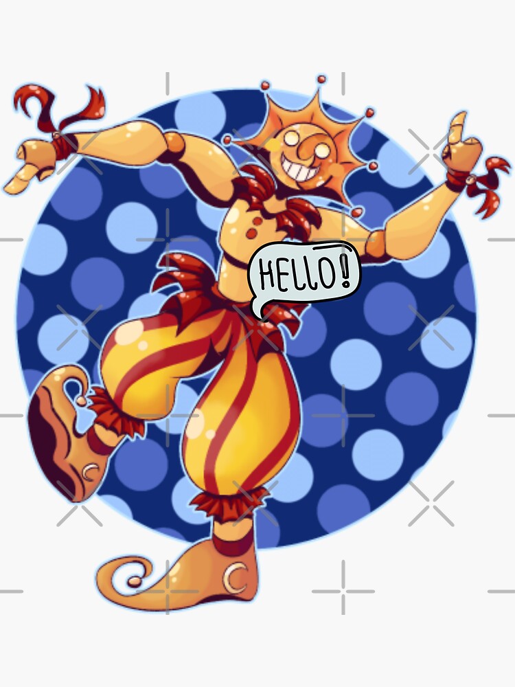 FNaF Set Sticker for Sale by Kate Felt