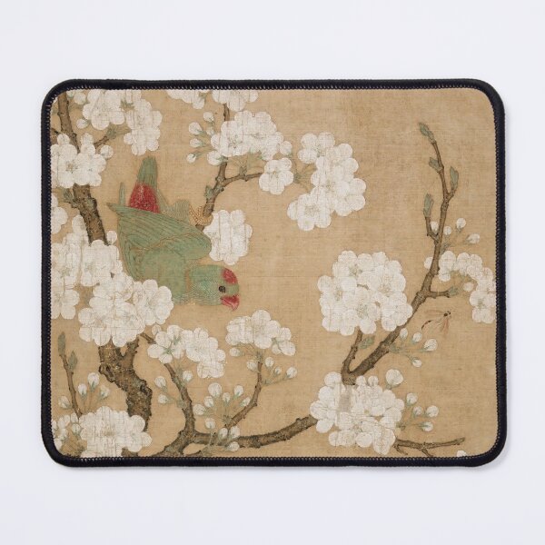 Item preview, Parrot and insect among pear blossoms by Huang Jucai designed and sold by ReimagineStore.