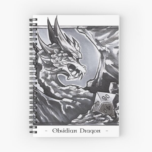 Item preview, Dice Dragons: Obsidian Dragon D100 designed and sold by MadArtParadise.