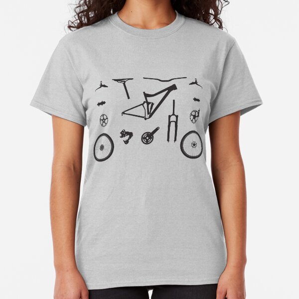 Mountain Bike Parts - MTB Gear Classic T-Shirt