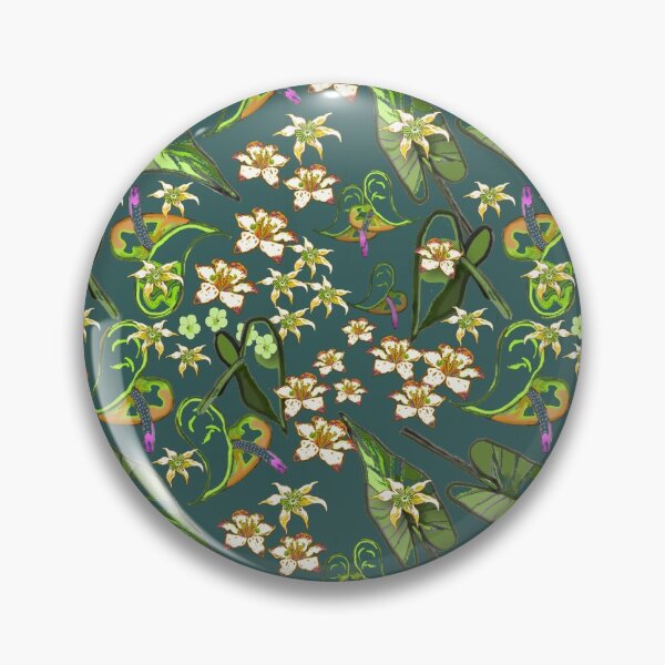 Item preview, FRILLY LILLIES, LEAVES AND ANTHURIUMS designed and sold by KINGTOUCAN.