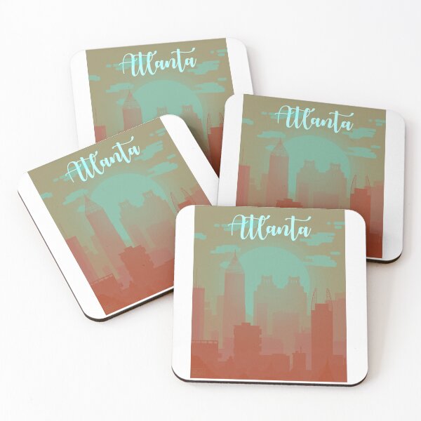 Item preview, Stylized Drawing of Atlanta, Georgia designed and sold by Billy Talbert Digital Designs.