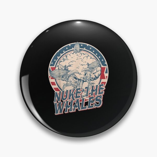 Item preview, Nuke the whales funny vintage | Perfect Gift designed and sold by manyreaca.