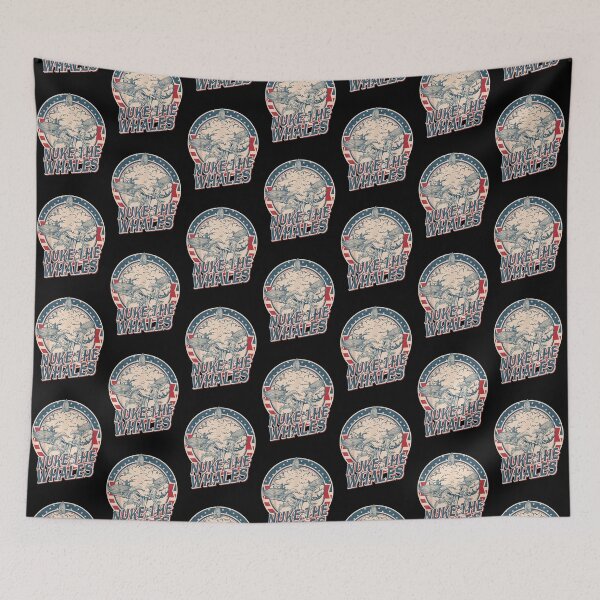 Item preview, Nuke the whales funny vintage | Perfect Gift designed and sold by manyreaca.