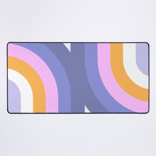 Item preview, Double Rainbow in Very Peri and Pink on White designed and sold by Dominiquevari.