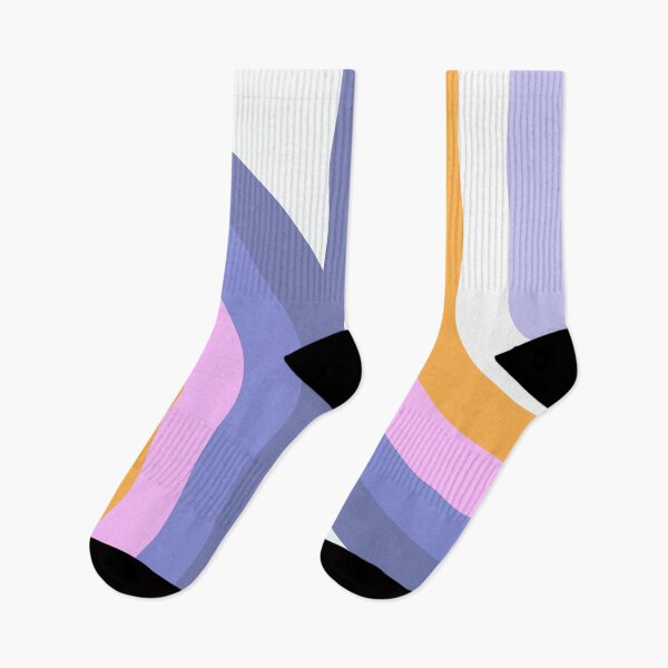 Item preview, Double Rainbow in Very Peri and Pink on White designed and sold by Dominiquevari.