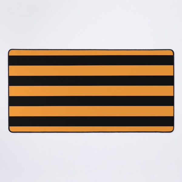 Item preview, Medium ORANGE and BLACK Horizontal STRIPES designed and sold by RachelMacht.