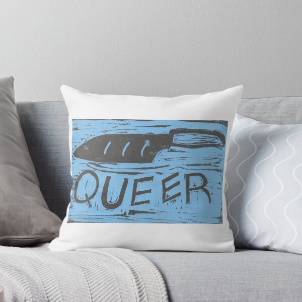 Item preview, Queer as a Knife (Blue) designed and sold by HolywellStreet.