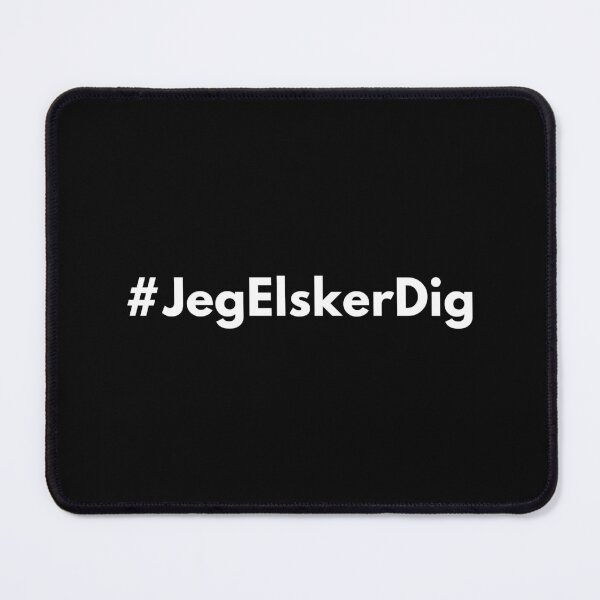 Item preview, Hashtag Jeg elsker dig - Danish I love you - dansk designed and sold by HashtagZone.