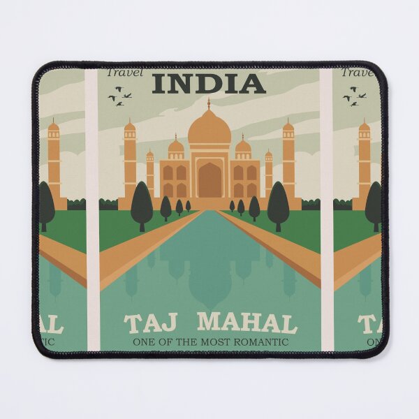 Item preview, Vintage India Travel Poster designed and sold by WeeMonkey.
