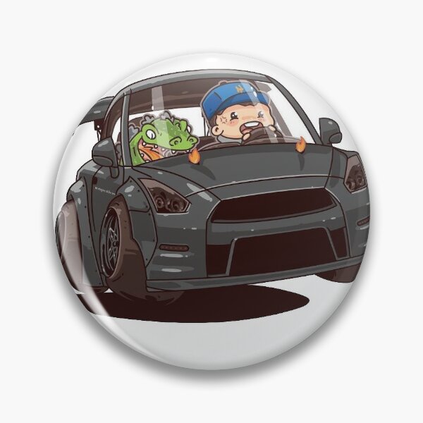 Item preview, 2013 Nissan GTR R35  in cartoonized version designed and sold by bmPROductions.