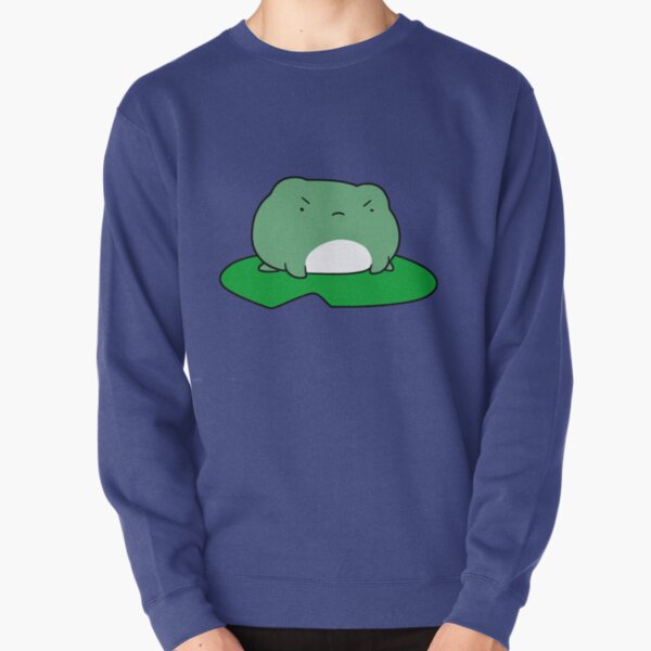 Grumpy Lilypad Frog Pullover Sweatshirt