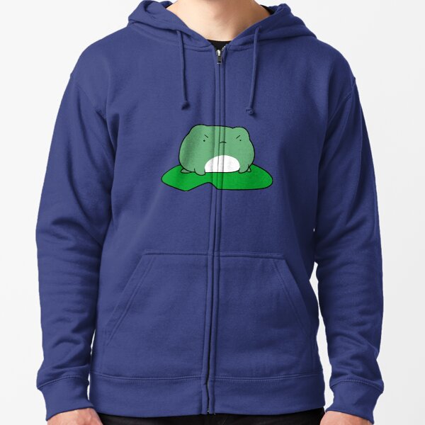 Grenouille Lilypad grincheux Veste zippée à capuche