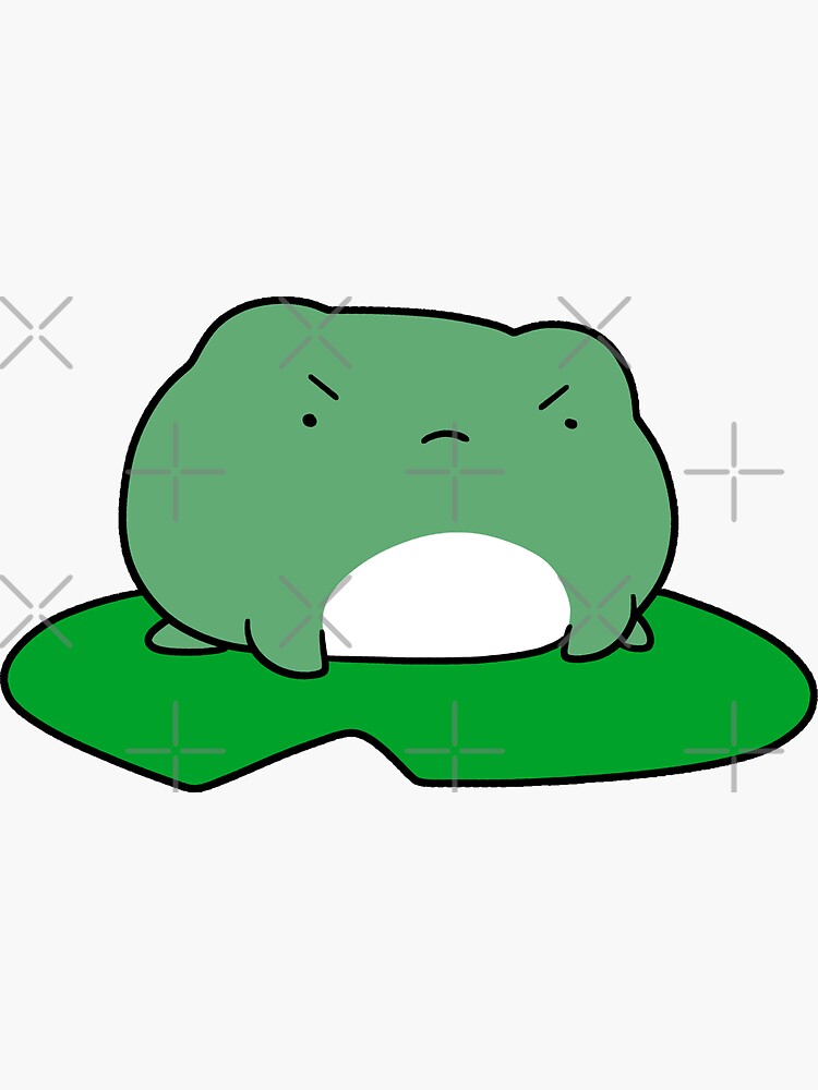 Grumpy Lilypad Frog by SaradaBoru